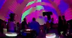 Up and away! 🌀🚀🌈 Fels Planetarium at The Franklin Institute #philadelphia 🔈🔉🔊: Drootrax #planetarium #fulldome #immersive #videofeedback #liquidlightshow #space #tunnel #portal #360 #dome #lightshow #visuals #livevisuals | Liquid Light Lab