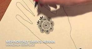 Tutorial - Disegnare un Mandala Semplice - Tatuaggi Hennè