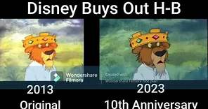 Disney Buys Out Hanna-Barbera Prototype Scene Comparison