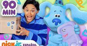 Las pistas de Blue y tú | ¡Maratón de 90 minutos de lo mejor de Blue y Josh! | Nick Jr. en Español