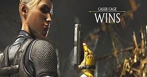 Mortal Kombat X - Cassie Cage All Fatalites/ Brutalities/ X-Ray Gameplay