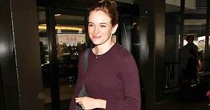 Newly Engaged Danielle Panabaker Flaunts Ring And Chats About Her Beloved Maltese At LAX