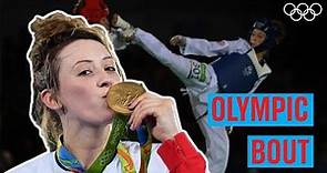 Jade Jones' 🇬🇧 first Olympic bout! 🥋