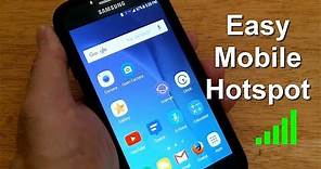 How to create a Mobile Hotspot Cell Smartphone (Android) - Free & Easy