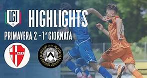 Highlights Padova-Udinese Primavera 2, 1^ giornata stagione 2023-24