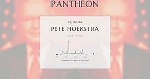Pete Hoekstra Biography - American politician and diplomat (born 1953)