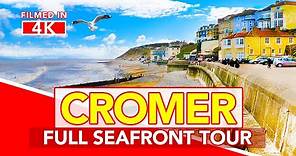 CROMER | Full tour of the seafront in Cromer Norfolk - 4k Virtual Walk