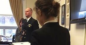 Navy Presents Larsen with Highest Civilian Honor