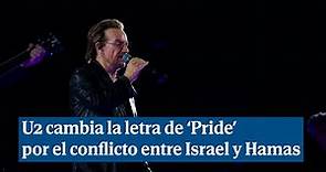 Bono cambia la letra de una de las canciones emblemáticas de U2 en apoyo a las víctimas de la guerra