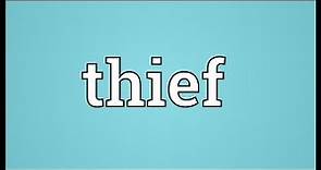 Thief Meaning
