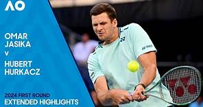 Omar Jasika v Hubert Hurkacz Extended Highlights | Australian Open 2024 First Round