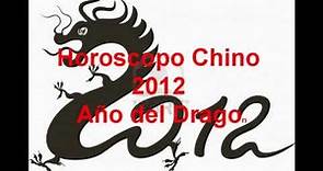 Horoscopo Chino 2012 Año del Dragon