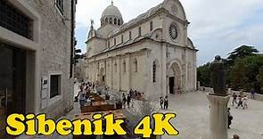 Sibenik Croatia Walking Tour [4K]