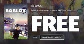 How to get Roblox Free on Xbox | Xbox One | Xbox One S | Xbox One X