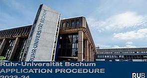 Ruhr-Universität Bochum Winter Semester Application Procedure 2023-24