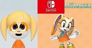 Mii Maker How To Create Cream the Rabbit From Sonic the Hedgehog