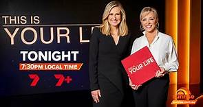 Rebecca Gibney honored on This Is Your Life