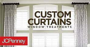 Custom Curtains and Drapes for Large Windows | JCPenney In-Home Decorating