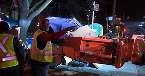 City clears encampment at Toronto's Kensington Market | Homeless crisis in Canada