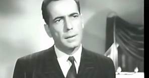 Humphrey Bogart - civilized argument - conflict 1945
