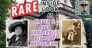 Rare Interior View of Oliver & Alva Vanderbilt Belmont Mausoleum | The Original Tombstone Tourist