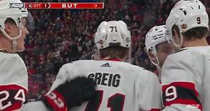Ridly Greig with a Goal vs. Montreal Canadiens