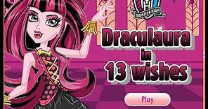 Monster High Draculaura 13 Wishes Game Monster High Dress Up Game