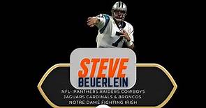 17 Year NFL QB Career Steve Beuerlein 14 Carolina Panthers Records Super Bowl Winner and Pro Bowler