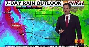 Cooler weather and rain in the forecast for parts of Arizona