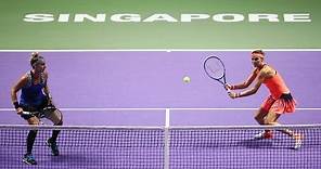 Mattek-Sands/Safarova vs Babos/Shvedova Doubles Highlights | 2016 WTA Finals Singapore