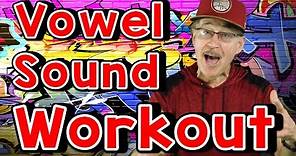 Vowel Sound Workout | Phonics Song for Kids | Exercise and Movement Song | Jack Hartmann