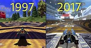 Evolution of Wipeout Games (1995 - 2017)