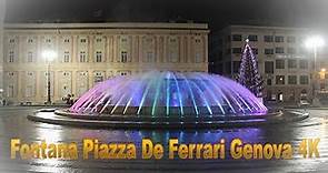 🏴󠁧󠁢󠁥󠁮󠁧󠁿 Piazza De Ferrari - Genova - 4K 🇮🇹
