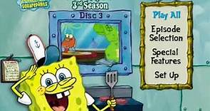 SpongeBob Season 3 - DVD Menu Walkthrough (Disc 3)