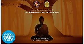 Vesak 2021: Virtual commemoration of the International Day
