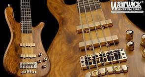 Unveiling the Beauty of this Custom Warwick Bass | Streamer Stage I - 1" Olive Top #19-4123