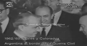 GOLPE DE ESTADO GUERRA CIVIL AZULES Y COLORADOS ARGENTINA 1962