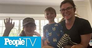 Tiffani Thiessen Shows You How To Make Banana Bread While Staying Home | PeopleTV