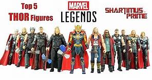 TOP 5 Marvel Legends THOR Marvel Studios MCU Chris Hemsworth Hasbro Action Figure Ranking