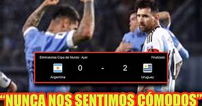 Las declaraciones de Messi tras la derrota de Argentina ante Uruguay