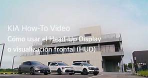 Cómo usar el Head Up Display o visualización frontal HUD | Kia How-To