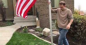 How to Install a Telescoping Flag Pole Kit From STAND