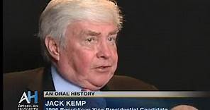Oral Histories-Jack Kemp