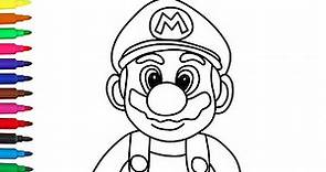 Dibujar y colorear Super Mario