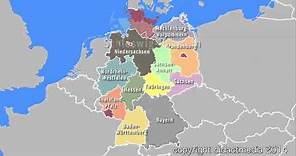 Deutschland im Überblick - 16 Bundesländer