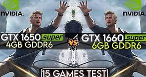 GTX 1650 Super vs GTX 1660 Super | 15 Games Test In Mid 2023 !