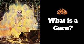 Guru Definition - What Is A Guru? Guru Tattva explained by Srila Dharmavira Prabhu