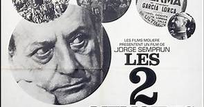 Les Deux mémoires /Las dos memorias. Jorge Semprún, 1972 (subtítulos en la descripción)