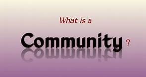 Community || Basic concepts of Sociology