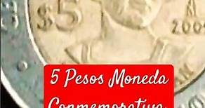 5 Pesos Moneda Conmemorativa De Carmen Serdán México MX